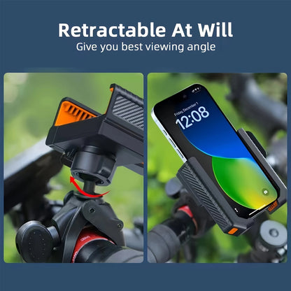 Mobile Phone Mount Clip GPS Support Bike Phone Holder Stand Bicycle Motorcycle Handlebar Bracket Fo 3