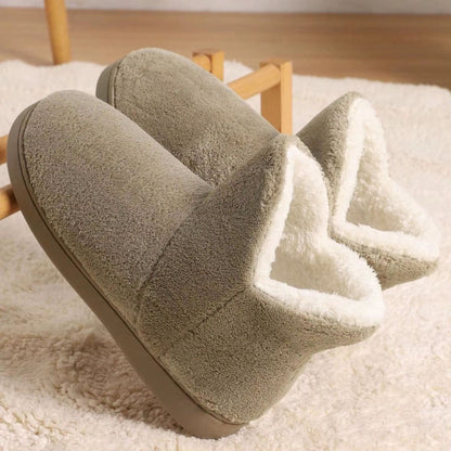 2025 Winter Warm Indoor Slippers – Unisex Anti-Slip Snow Boots for Men & Women