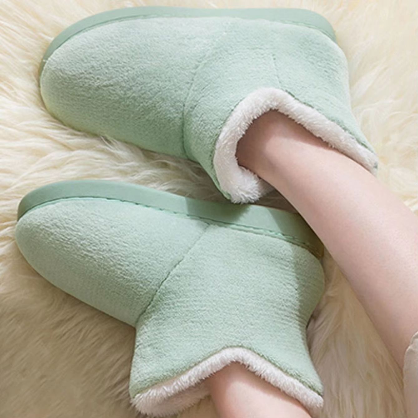 2025 Winter Warm Indoor Slippers  Unisex AntiSlip Snow Boots For Men  Women 6