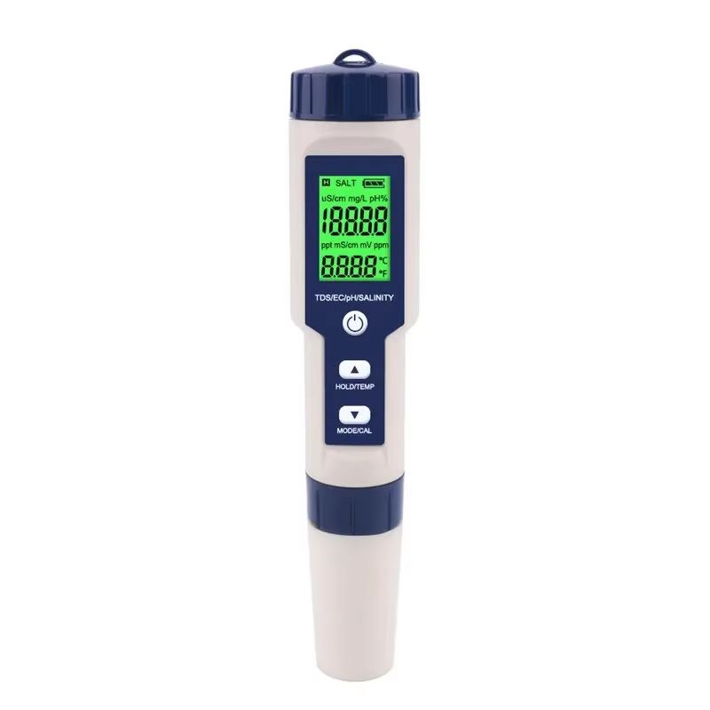 Yieryi Digital Water Quality Tester  Professional TDS EC PH Meter With Salinity ORP SG  Temperature 7