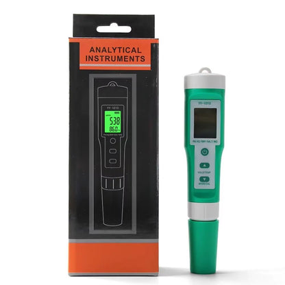 Yieryi Digital Water Quality Tester  Professional TDS EC PH Meter With Salinity ORP SG  Temperature 8