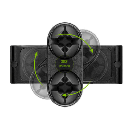 Double Mount Clips Air Vent Holder, Universal 360 Rotation Phone Cradle for Samsung iPhone LG Xiaomi