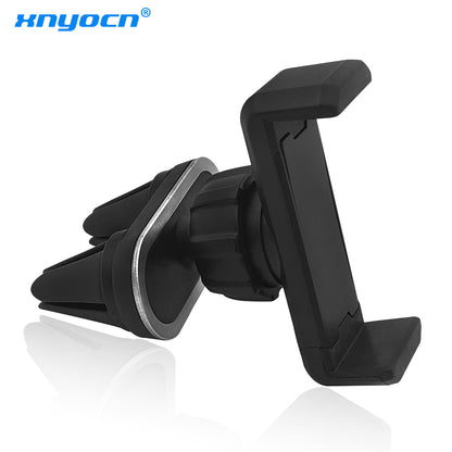 Double Mount Clips Air Vent Holder, Universal 360 Rotation Phone Cradle for Samsung iPhone LG Xiaomi