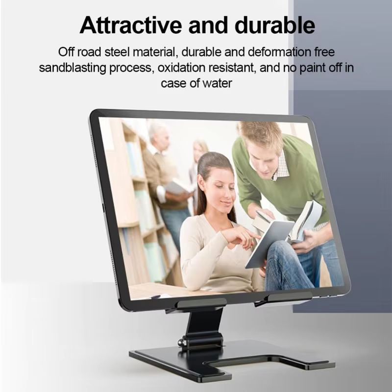 Universal AllMetal Adjustable Tablet Stand  Portable Desk Holder For IPad Samsung  More 1