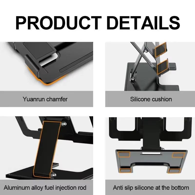 Universal AllMetal Adjustable Tablet Stand  Portable Desk Holder For IPad Samsung  More 4