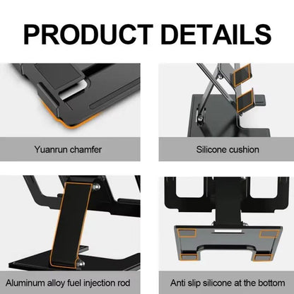 Universal AllMetal Adjustable Tablet Stand  Portable Desk Holder For IPad Samsung  More 4