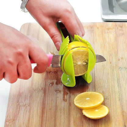 Stainless Steel Fruit  Vegetable Slicer Clip  Precision Kitchen Cutter Tool For Easy Tomato Lemon O 4