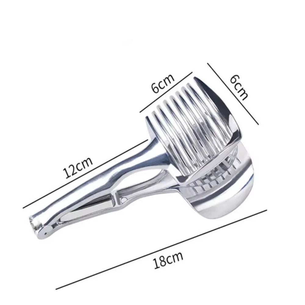 Stainless Steel Fruit  Vegetable Slicer Clip  Precision Kitchen Cutter Tool For Easy Tomato Lemon O 5
