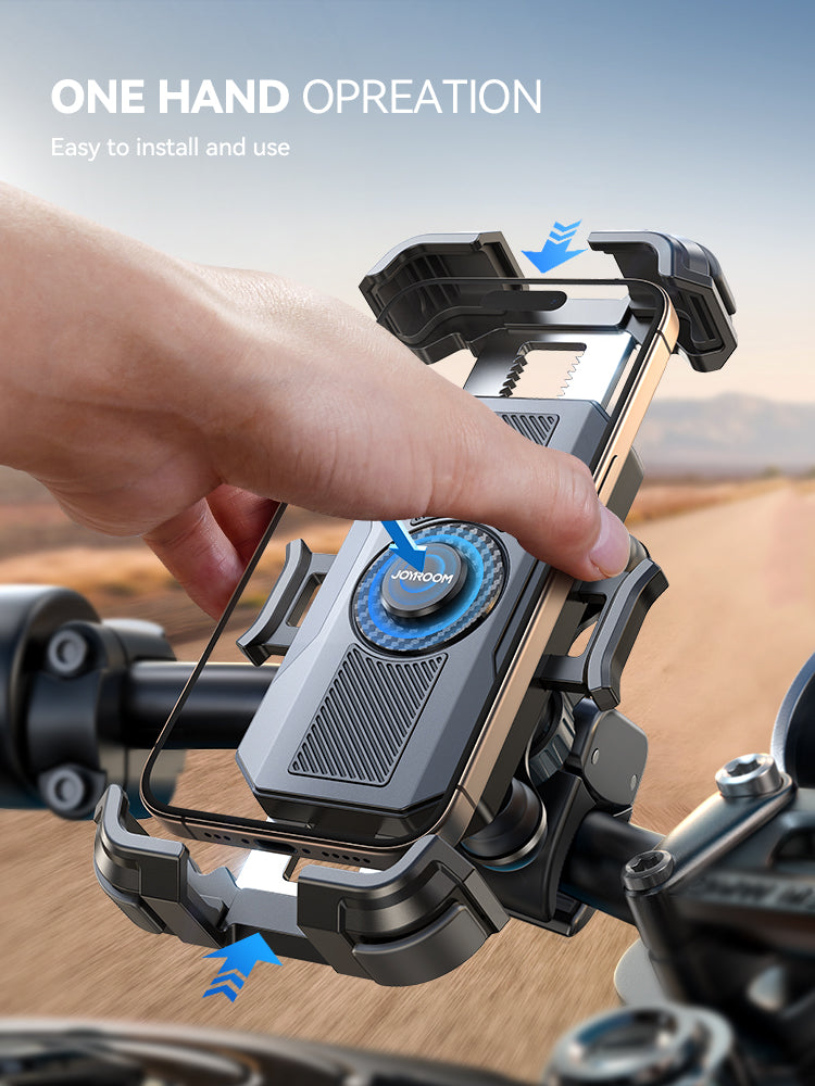 Motorcycle Handlebar Bike Phone Mount Anti Vibration Phone Holder Phone Mount For IPhone 477 Inch 2