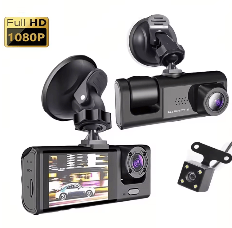 All Around Guard 3 Channel Dash Cam With IR Night Vision And Loop Recording 5