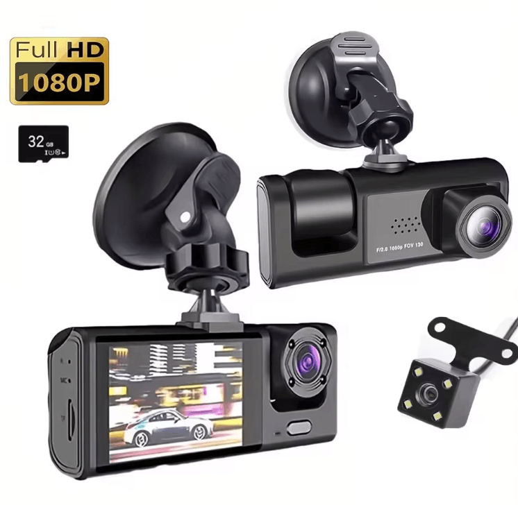 All Around Guard 3 Channel Dash Cam With IR Night Vision And Loop Recording 6
