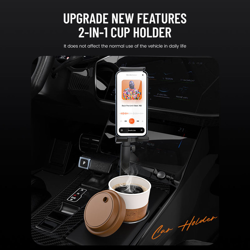 Multifunction Support Adapter, Car Cup Tablet Stand, Phone Holder Expander, Interior Drink Organizer