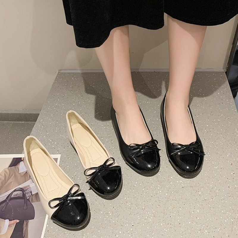 Women Flats Comfort Ballerina Shoes Elegant Bowknot Ladies Loafers Summer NonSlip Shallow Mouth Wom 1