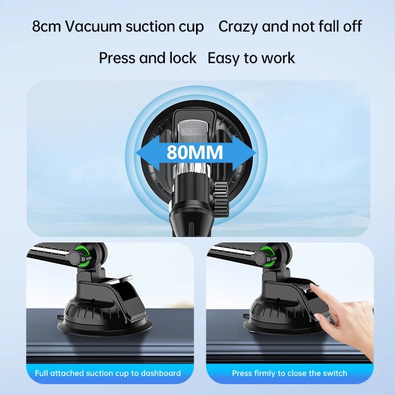 Car Mount Dashboard Tablet Holder For Car Suction For 715in Tablets  47in Folding Screen Or Straigh 2