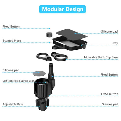 Detachable Car Cup Holder Tray Car Cup Holder Expander Tray Car Food Tray Table 1