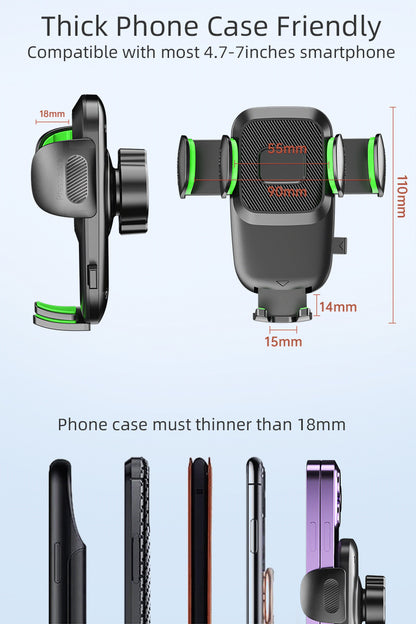 Windshield Dashboard Window Car Phone Holder Mount Cell Phone Holder Car Suction Cup Phone Mount Fo 4