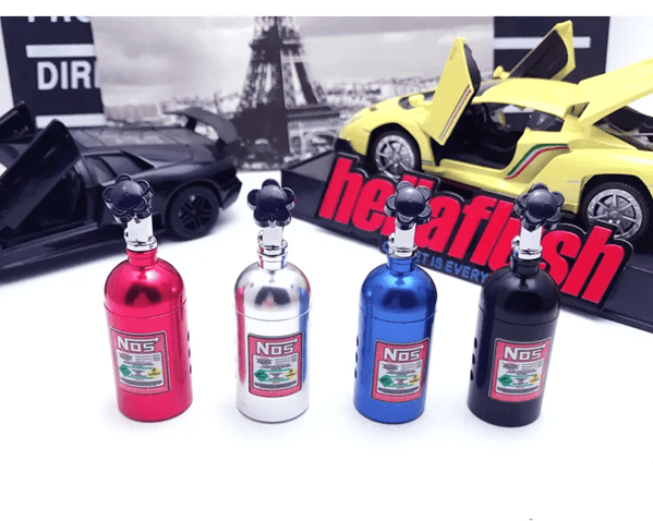 Car Air Freshener NOS Style Bottle Vent Clip Aromatherapy Accessory