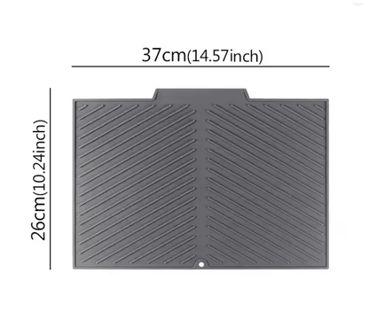 Silicone Drain Mat For Bar Sink And Kitchen Utensils 4