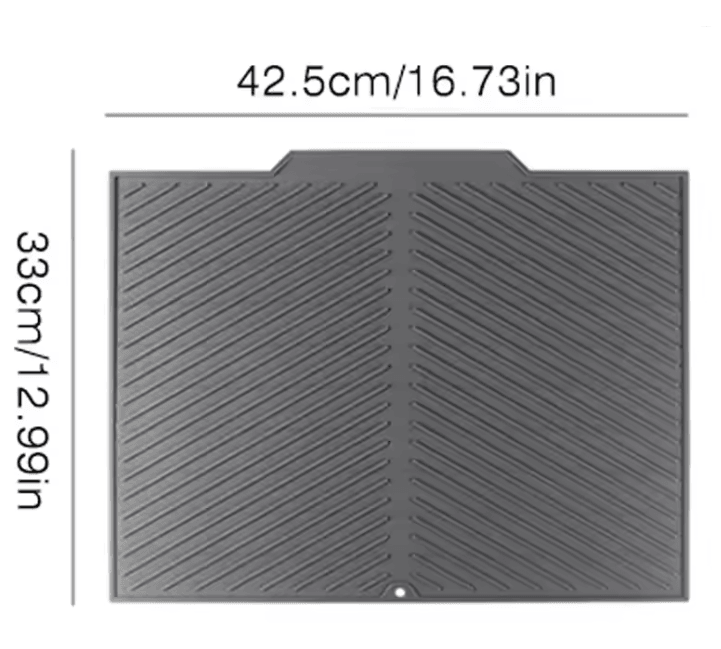 Silicone Drain Mat For Bar Sink And Kitchen Utensils 5