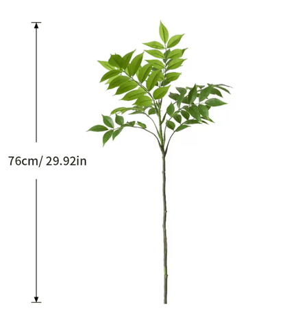 Large Artificial Ficus Tree With Realistic Green Leaves For Home And Garden Decor 2