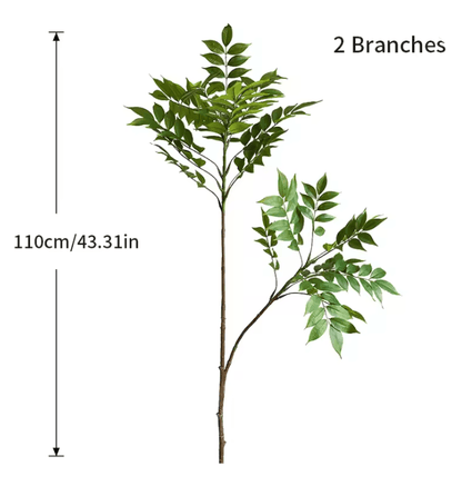 Large Artificial Ficus Tree With Realistic Green Leaves For Home And Garden Decor 3
