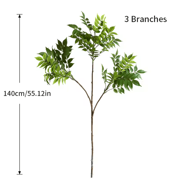 Large Artificial Ficus Tree With Realistic Green Leaves For Home And Garden Decor 4