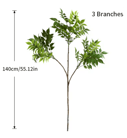 Large Artificial Ficus Tree With Realistic Green Leaves For Home And Garden Decor 4