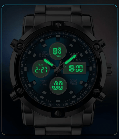 OLEVS Multifunction Waterproof Electronic Watch For Men With Luminous Display 1