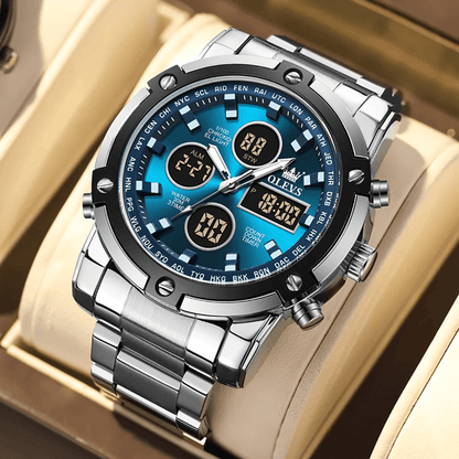 OLEVS Multifunction Waterproof Electronic Watch For Men With Luminous Display 6