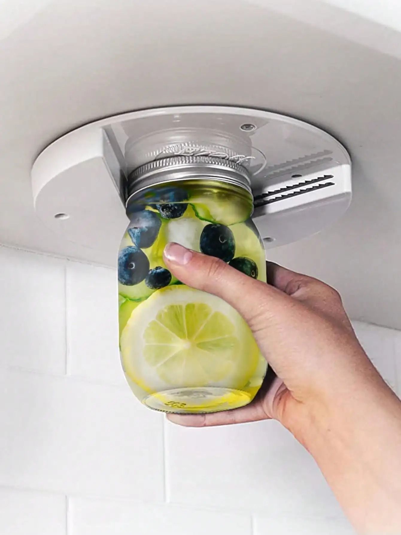 Circular Cabinet Can Opener Table Bottom Mount