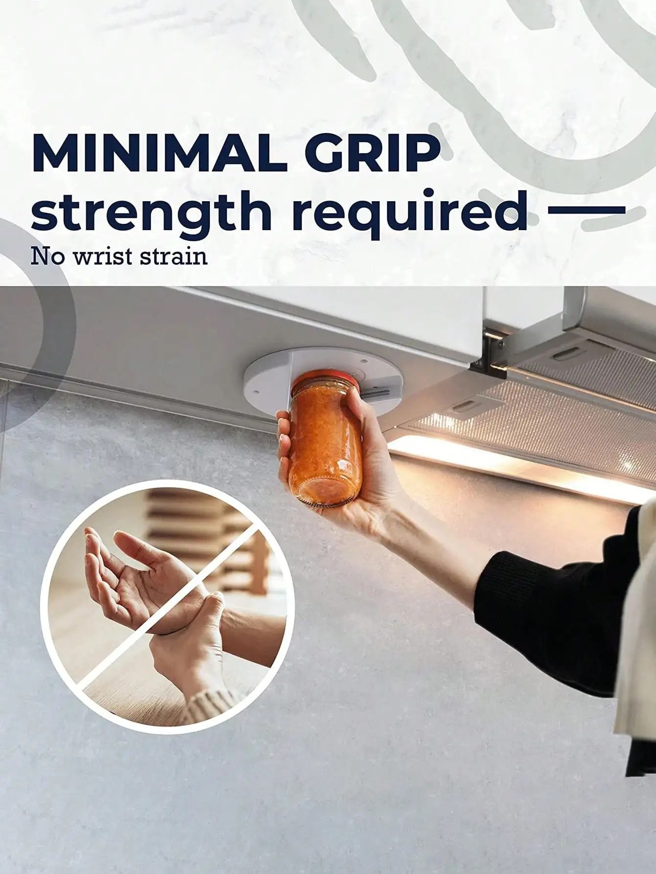 Circular Cabinet Can Opener Table Bottom Mount 2