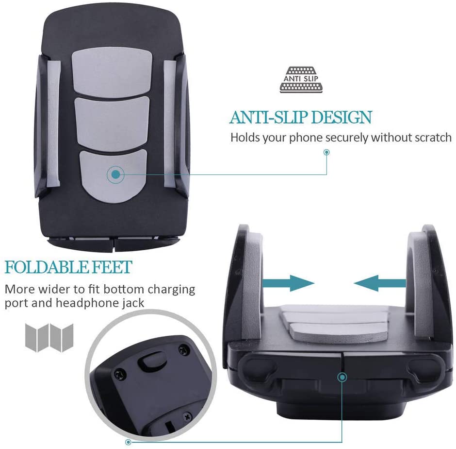 CD Slot Phone Stand for Car, Mobile Phone Holder Support, GPS Mount for iPhone, Samsung, Xiaomi, LG