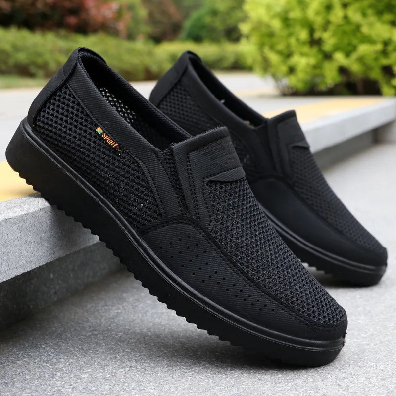 Men Casual Shoes Summer Mesh, The New Comfortable Non-Slip Lightweight Shoes for Men, Fashion Breathable Loafers