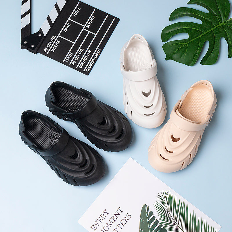 Mens Summer Shoes New Arrival, Non-Slip Slippers for Garden, Casual Beach Sandals, Chef Shoes, Nurse & Doctor Comfort