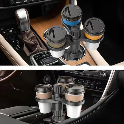 360 Rotating Insert Drinks Support Adjustable Base, Car Cup Holder Expander Adapter, Car Cup Mount Beverage Bottle