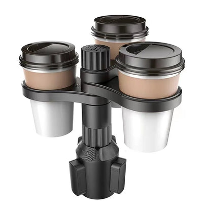 360 Rotating Insert Drinks Support Adjustable Base, Car Cup Holder Expander Adapter, Car Cup Mount Beverage Bottle