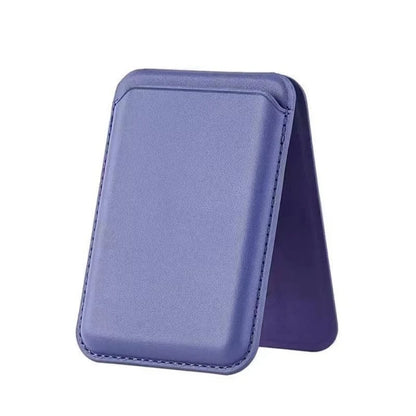Leather Wallet With Strong Magnetic Hide Stand Case, Magsafe iPhone Card Holder Pocket Cover