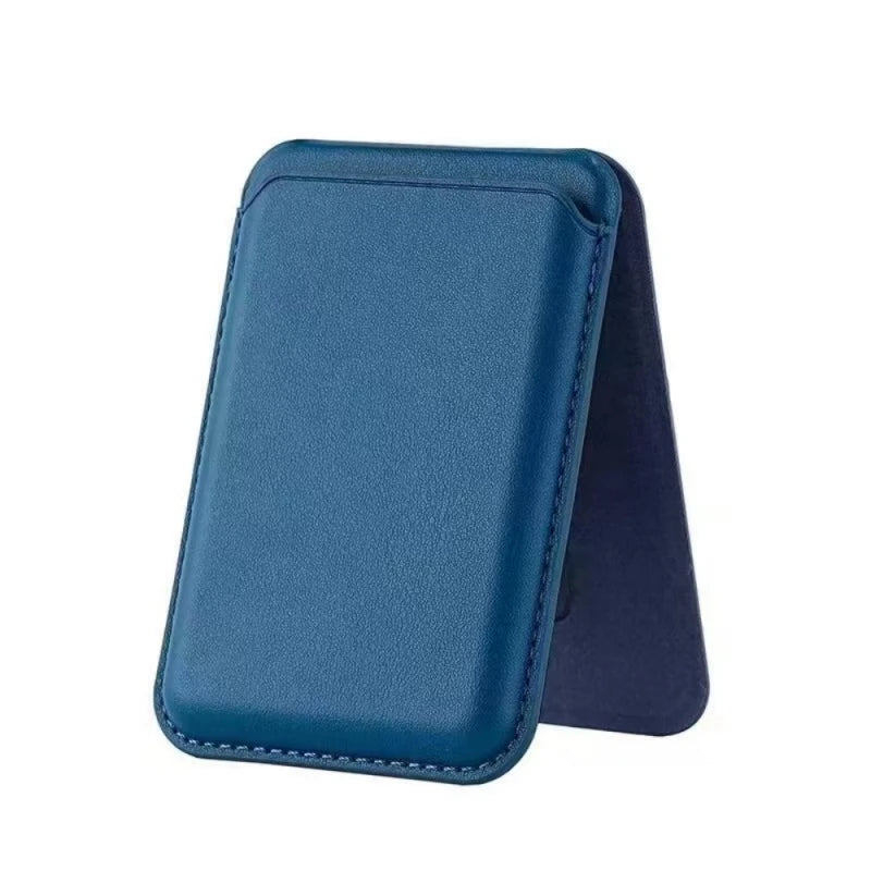 Leather Wallet With Strong Magnetic Hide Stand Case, Magsafe iPhone Card Holder Pocket Cover