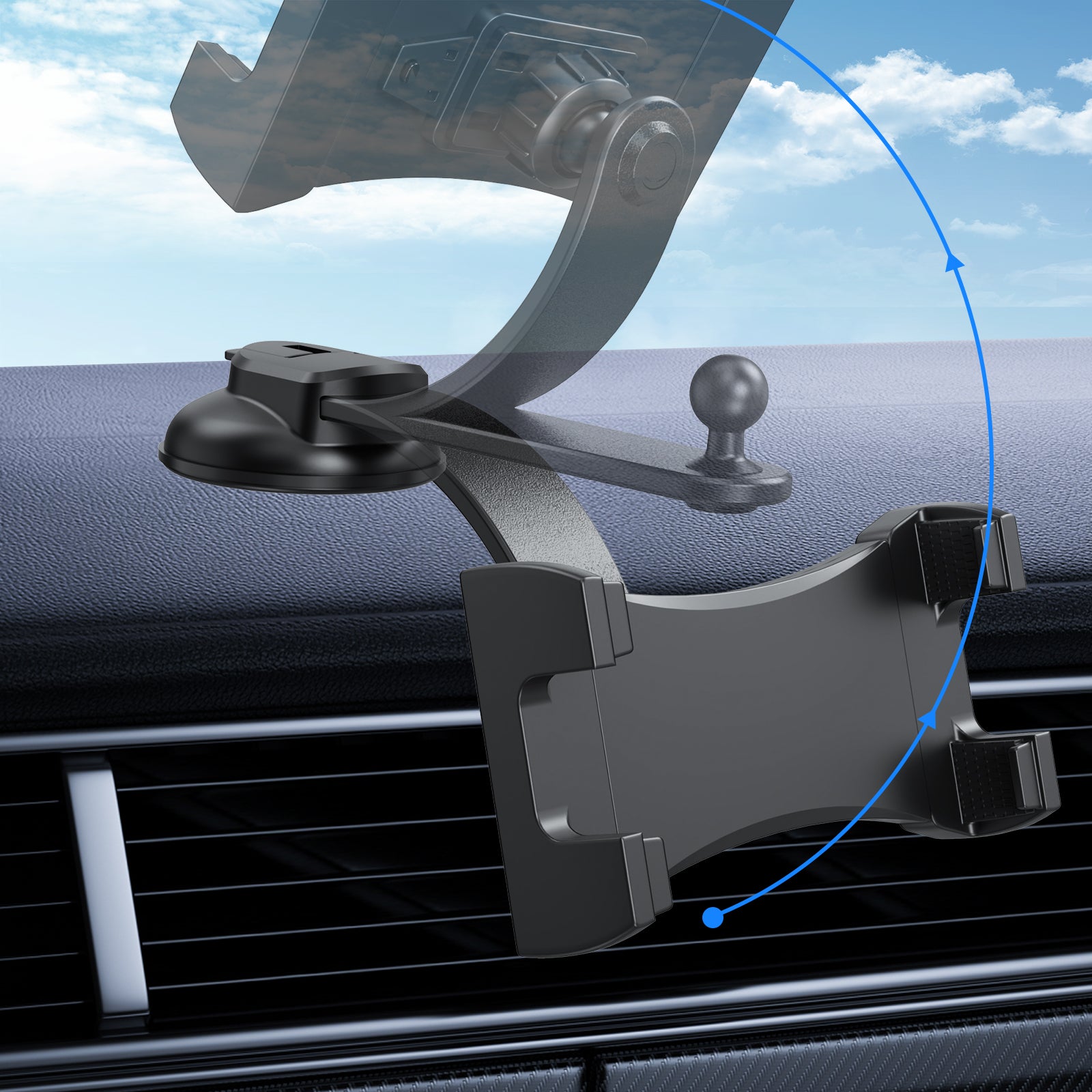 Suction Cup Windshield Mount For IPad Samsung Tab Tablet Holder For Car Dashboard Android Tablets S 2