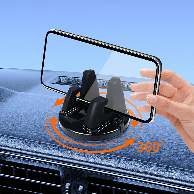 Universal Mobile Phone Holder, 360° Rotatable Car Mount Stand, Non-Slip GPS Navigation Bracket