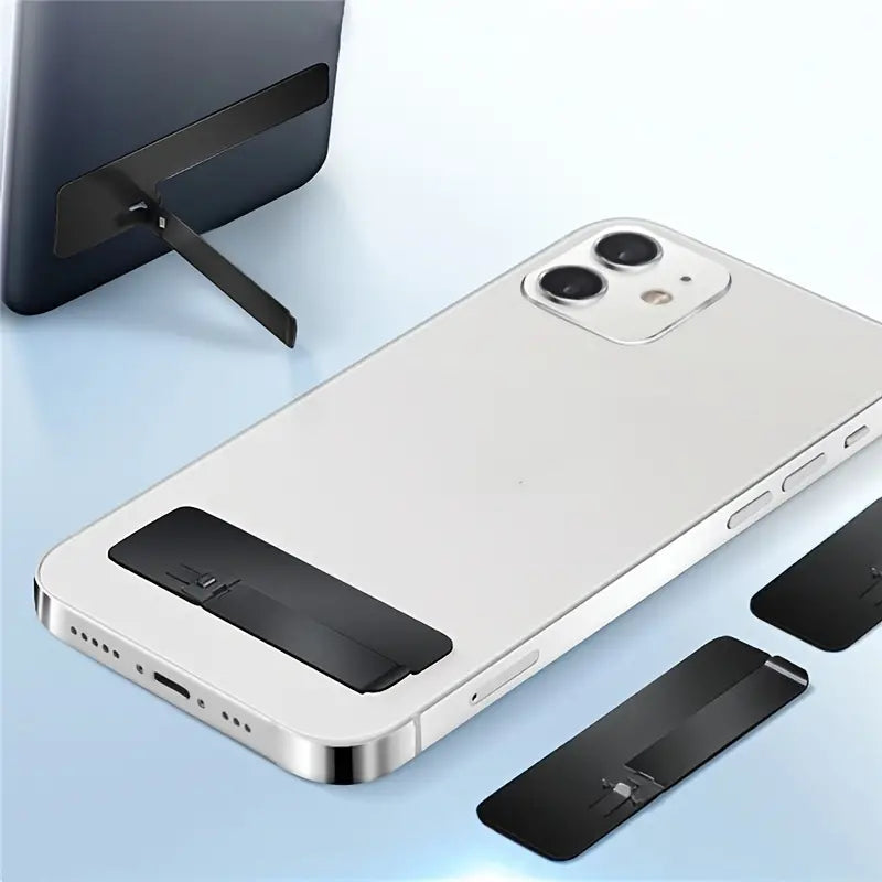 Portable Kickstand For Cell Phone, Adjustable Universal Phone Kickstand, Foldable Phone Stand Stainless Steel