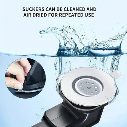 360° Windshield Car Phone Holder, Universal Sucker Mobile Bracket, Dashboard Cell Support for Smartphones