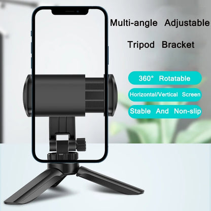 Mini Desktop Tripod, Portable Tripod, Multi-angle Adjustment, Smartphone Live Camera Stabilizer Bracket