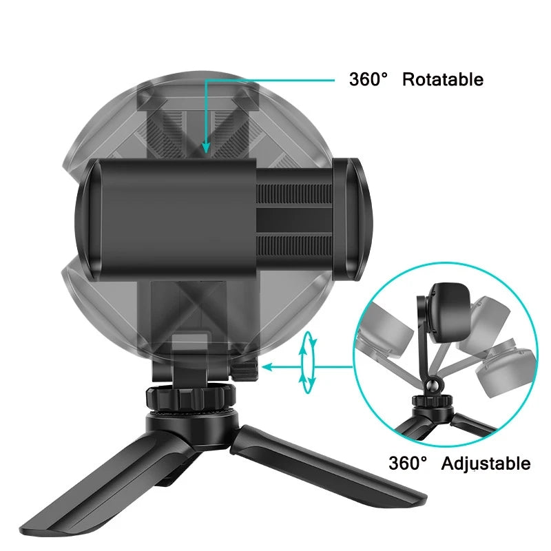 Mini Desktop Tripod Portable Tripod Multiangle Adjustment Smartphone Live Camera Stabilizer Bracket 1