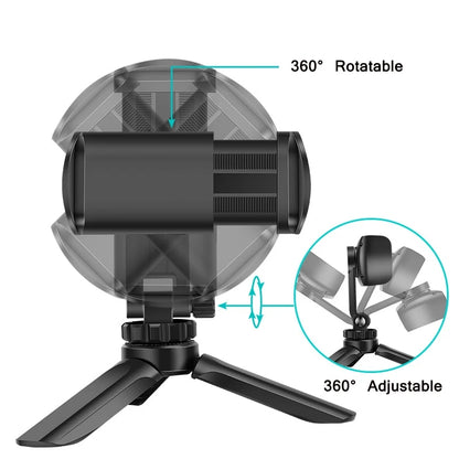 Mini Desktop Tripod Portable Tripod Multiangle Adjustment Smartphone Live Camera Stabilizer Bracket 1