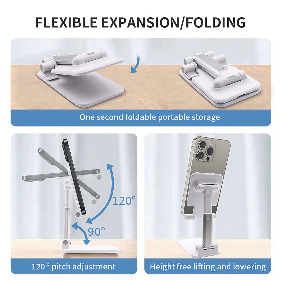 Flexible Adjustable Tablet Stand, Desktop Phone Holder Lazy Mount, Live Bracket for iPhone Samsung Xiaomi