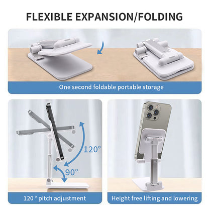 Flexible Adjustable Tablet Stand, Desktop Phone Holder Lazy Mount, Live Bracket for iPhone Samsung Xiaomi