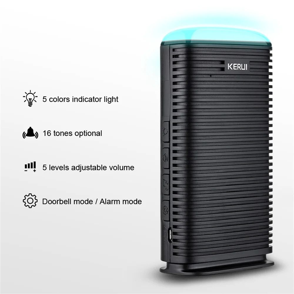 Wireless Motion Alarm Security System With Waterproof PIR Sensors For Home And Driveway 1