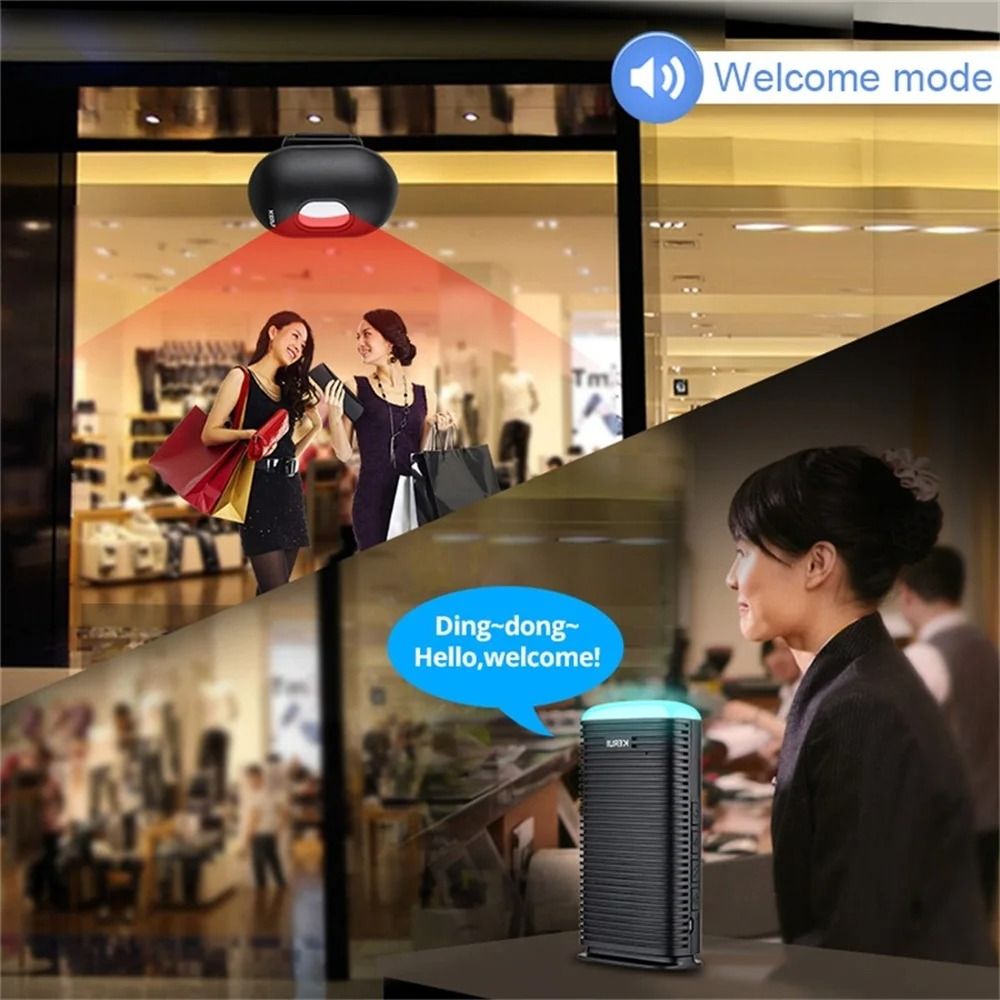 Wireless Motion Alarm Security System With Waterproof PIR Sensors For Home And Driveway 4