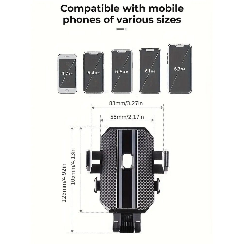 Adjustable Gooseneck Cup Car Phone Stand, Universal Car Cup Holder Phone Mount, iPhone Samsung Huawei LG Sony Nokia